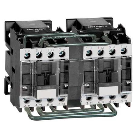 IEC Magnetic Contactor, 3 Poles, 24 V AC, 25 A, Reversing: Yes
