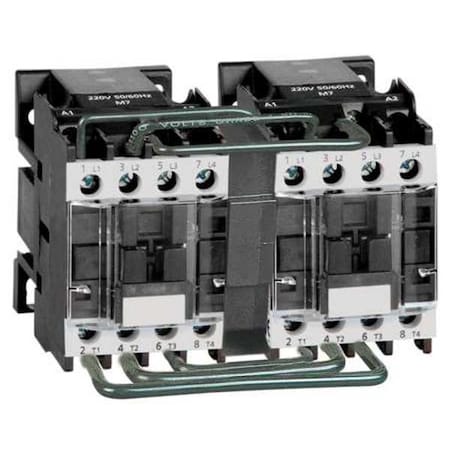 IEC Magnetic Contactor, 3 Poles, 24 V AC, 9 A, Reversing: Yes