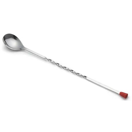 Bar Spoon, Red Knob, 12, PK24