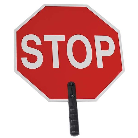 Paddle Sign,Stop/Stop,18 In. W