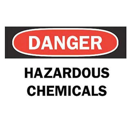Danger Sign, 7 In H, 10 In W, Plastic, Rectangle, English, 122519