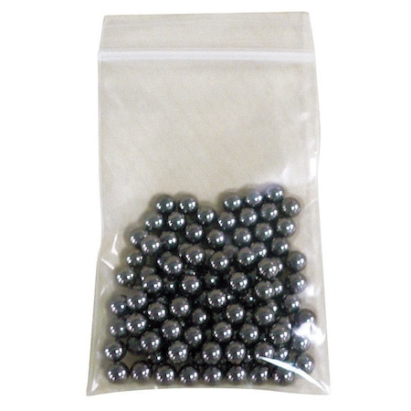 Reclosable Poly Bag Zipper Seal 4 X 3, 4 Mil, Clear, Pk100