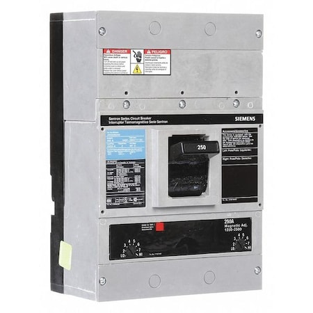 Molded Case Circuit Breaker, 250 A, 240V AC, 2 Pole, Free Standing Lug In Mounting Style