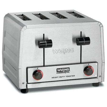 11-1/2 4-Slot Stainless Steel Commercial Toaster