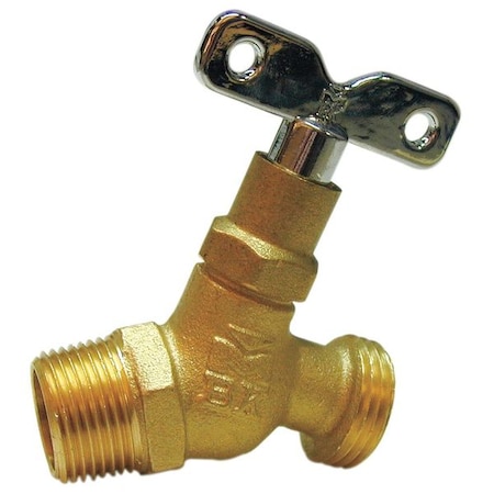 Hose Bibb,No Kink, Loose Key,1/2 MPT