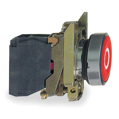 Non-Illuminated Push Button, 22 Mm, 1NC, Red