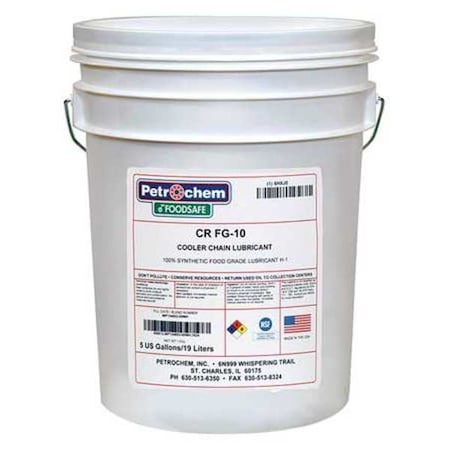 Food Grade, Cooler Conveyor Chain Oil, 5 Gal.