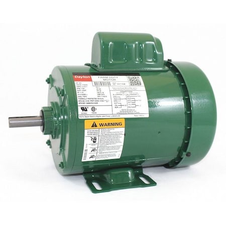 High Torque Farm Duty Motor, Capacitor-Start, 3/4 HP, 115/230V AC, 1,725 Nameplate RPM, 56 Frame