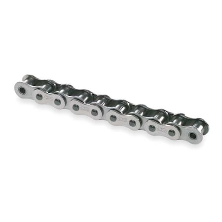 Roller Chain,Riveted,50SS ANSI,10 Ft.