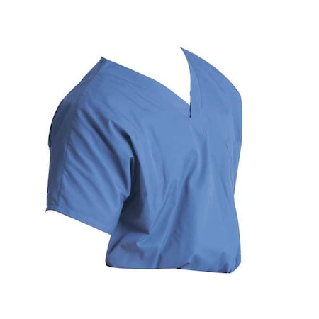 Scrub Shirt,XL,Blue,4.25 Oz.