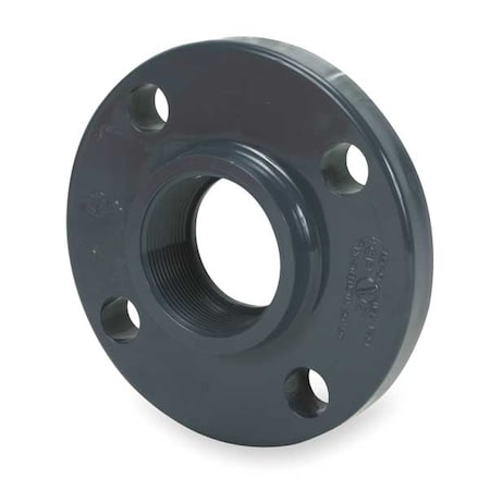 PVC Flange, FNPT, 1 In Pipe Size