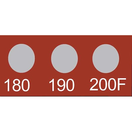 Non-Rev Temp Indicator,Mylar,PK10