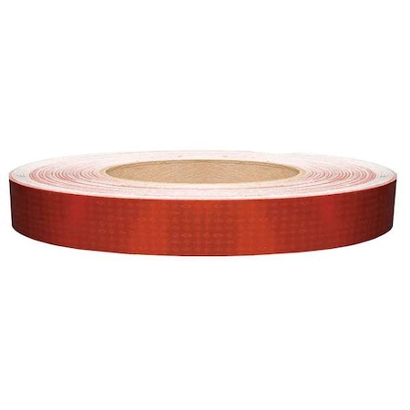 Reflective Tape,W 1 In,Red,