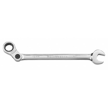 Ratcheting Combo Wrench,19mm,Indexable