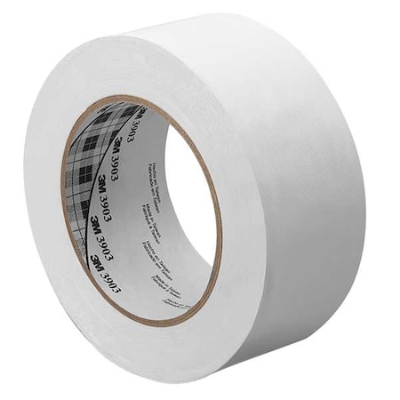 Duct Tape,1 X 50 Yd,6.5 Mil,White,Vinyl