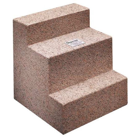 Granite Inserted Angle Plate,Pink,6x6x6