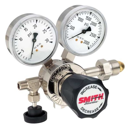 Specialty Gas Regulator, Single Stage, CGA-320, 100 Psi, Use With: Inert, Non-Corrosive