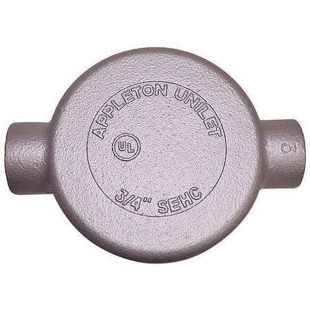 Conduit Outlet Body,Iron,C,3/4 In.