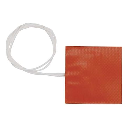 Strip Heater, 3 In. L, Silicone Rubber, Watts: 45 W