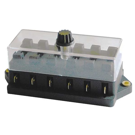 Fuse Block,Black,Copper