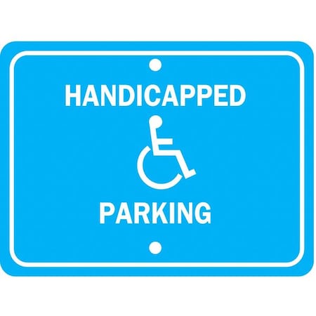 Handicap Parking Sign,Symbol,12X18