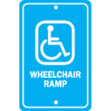 Handicap Parking Sign,Ramp,18X12