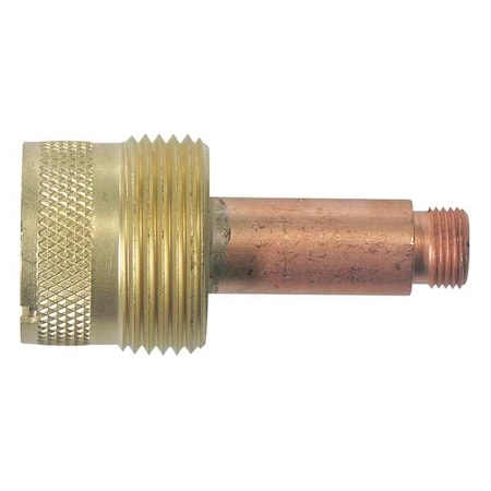 Gas Lens Large,Copper/Brass,1/16 In,PK2