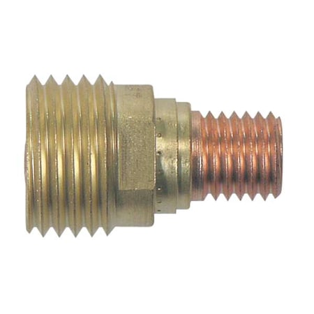 Gas Lens,Copper / Brass,1/8 In,PK2