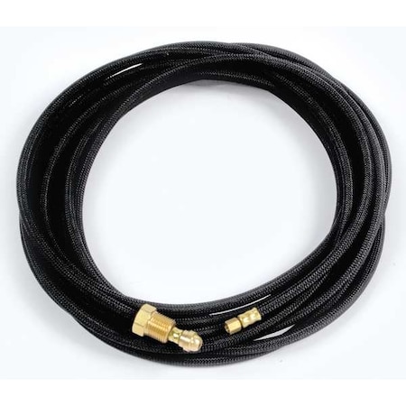 Gas Hose,Gas,Braided Rubber,25 Ft Long