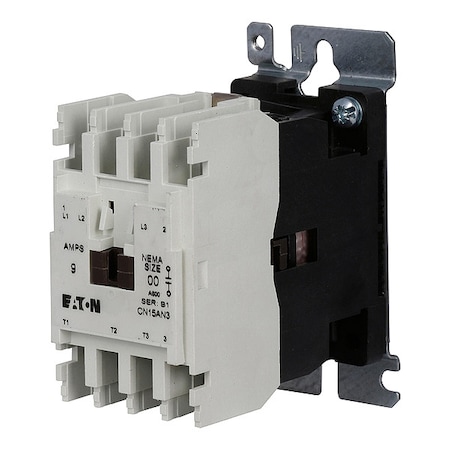 120VAC Non-Reversing Magnetic Contactor 3P 9A NEMA 00