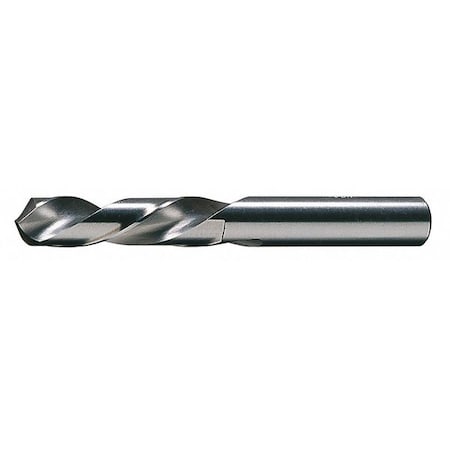 Screw Machine Drill Bit, #45 Size, 118  Degrees Point Angle, High Speed Steel, Bright Finish