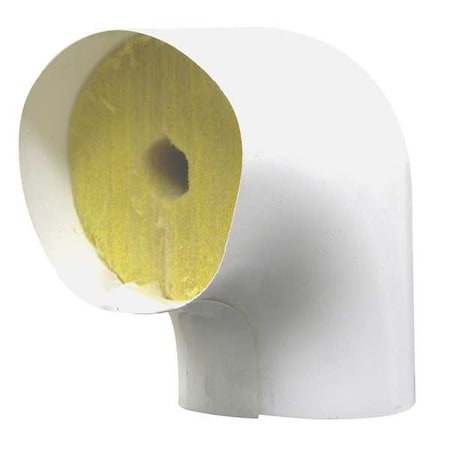 3/4 Fiberglass Elbow Pipe Fitting Insulation, 1 Wall