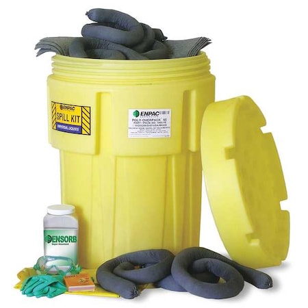 Spill Kit, Chem/Hazmat, Yellow