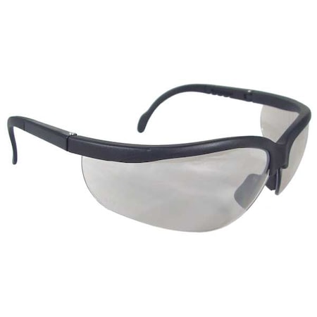 Safety Glasses, Wraparound I/O Polycarbonate Lens, Uncoated