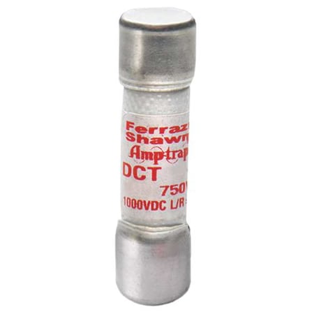 Semiconductor Fuse, Fast Acting, 7 A, DCT Series, 570V AC, 1000V DC, 1-1/2 L X 13/32 Dia