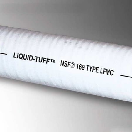 Liquid-Tight Conduit,1/2 In X 50ft,White