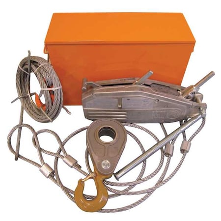 Griphoist Rescue Kit, 2,000 Lb. (1 Ton), 60ft. Lift, TU17K