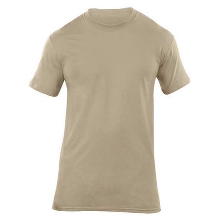 Utili-T Crew Neck Shirt,ACU Tan,2XL,PK3