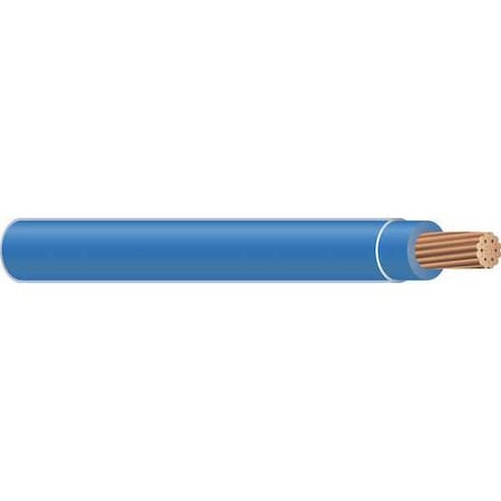 Building Wire, THHN, 10 AWG, 500 Ft, Blue, Nylon Jacket, PVC Insulation