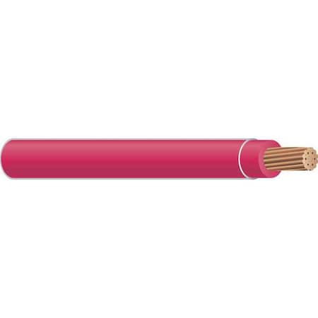 Fixture Wire, TFFN, 18 AWG, 500 Ft, Red, Nylon Jacket, PVC Insulation