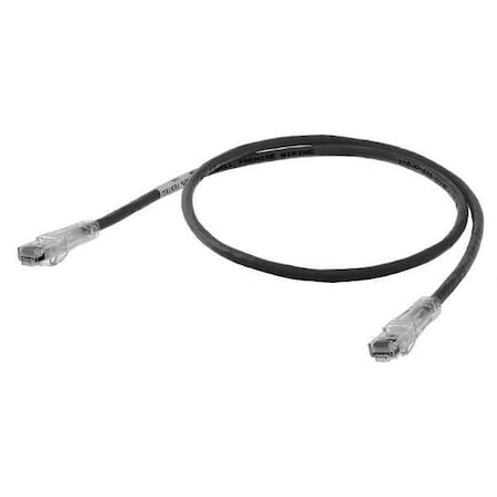 Ethernet Cable,Cat 6,Black,7 Ft.