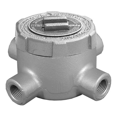 Conduit Outlet Body,Iron,X,1/2 In.