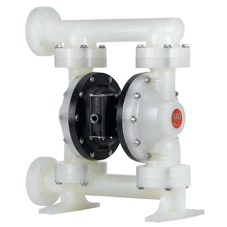 Double Diaphragm Pump, Polypropylene, Air Operated, PTFE, 123 GPM