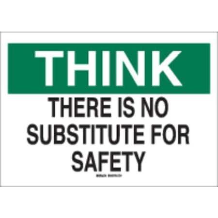 Safety Reminder Signs, 10 H, 14 W, Polyester, Rectangle, English, 88881