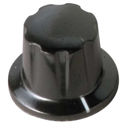 Skirted Control Knob, Control Knob, 1/4 Size, 0.88L, HR Phenolic