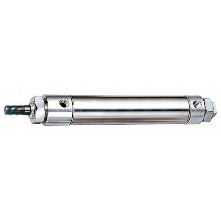 Air Cylinder, 3 In Bore, 4 In Stroke, Round Body Double Acting