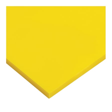 Yellow Cast Acrylic Sheet Stock 24 L X 12 W X 3/16 Thick