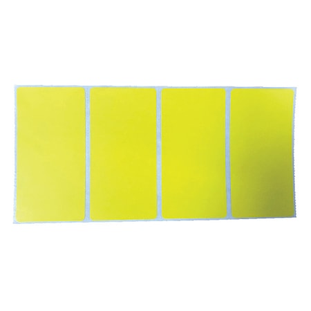 Barcode Printer Label,4 W,2 H,Yellow