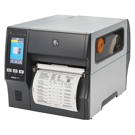 Industrial Printer, 203 Dpi, ZT400 Series, Overall Width: 13-1/4 In