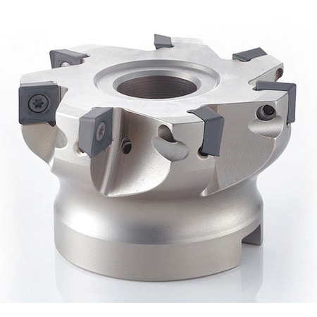Indexable Face Mill, HSK80 Series, 0.020 In To 0.120 In Depth Of Cut